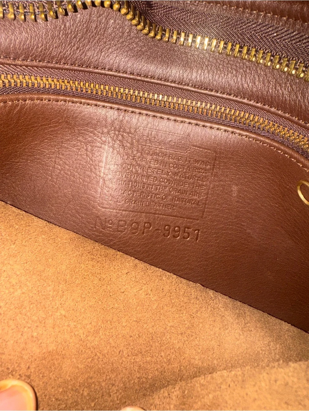 Coach Vintage Patricia Crossbody Bag  w/ Wallet - Mahogany Brown
